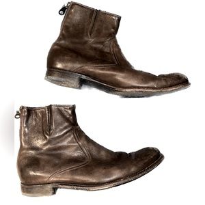 Paul Smith York Boots Brown Leather US 10 UK 9 Euro 43